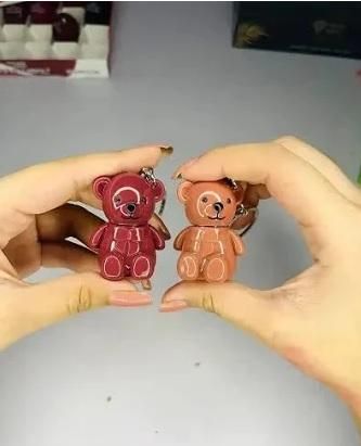2 in 1 Keychain Bear Matte Lipstick (Pack of 2, Assorted) - Faydekasauda