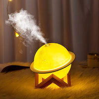 2 In 1 Moon Lamp Cool Mist Humidifiers Essential Oil Diffuser - Faydekasauda