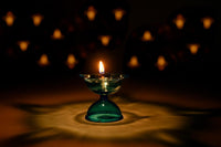 3D Reusable Reflective Shadow Colorful Diya (Pack of 5) - Faydekasauda