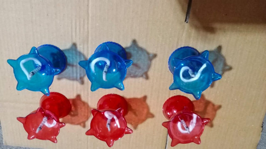 3D Reusable Reflective Shadow Colorful Diya (Pack of 5) - Faydekasauda