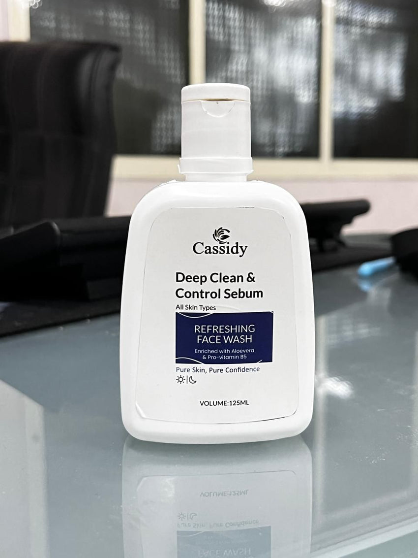 CASSIDY Deep Clean & Control Sebum Facewash,125ml - Faydekasauda