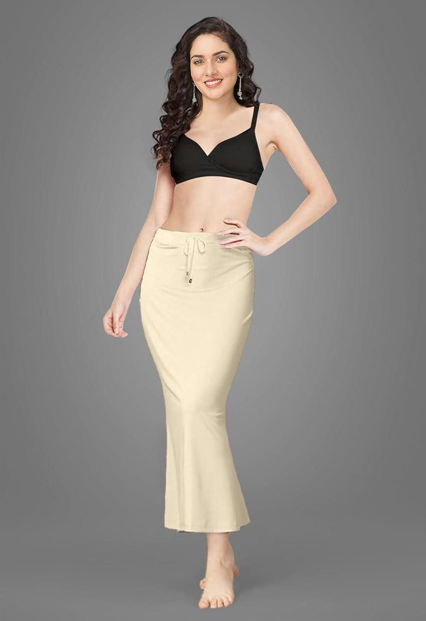 Mehrang Lycra Saree Shapewear Petticoat for Women - Faydekasauda