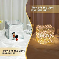 Tulip Cube Mirror Lamp - Faydekasauda