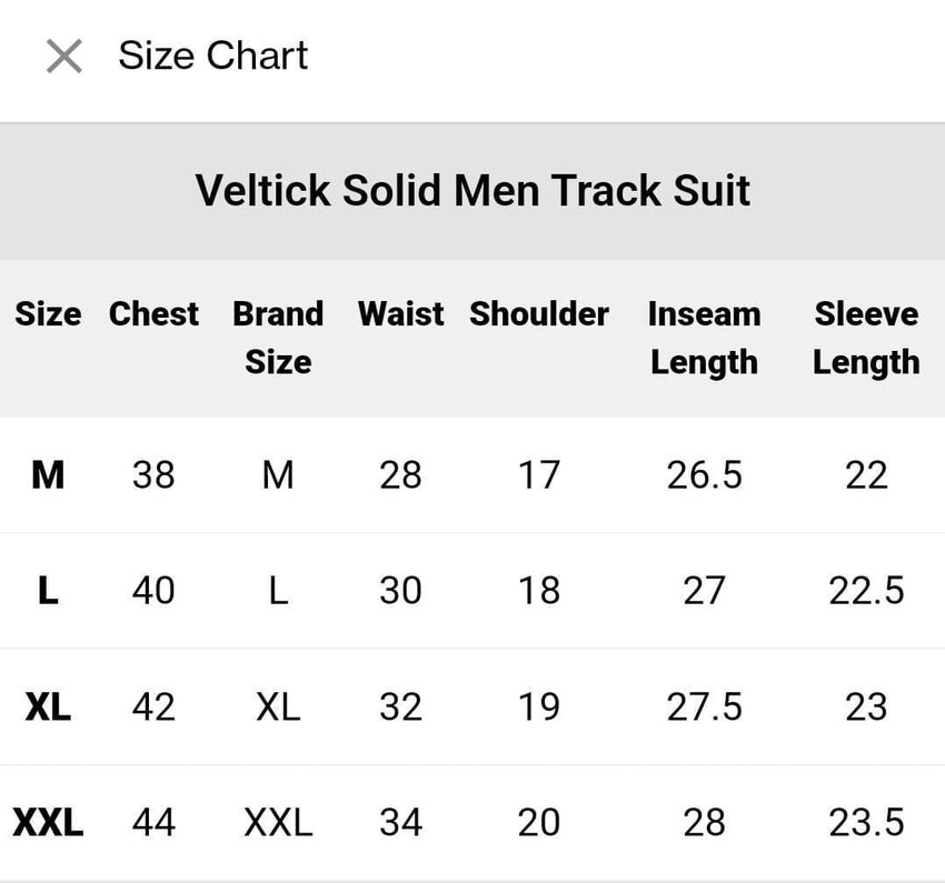 Men's Side Stripe 4 Way Polyester Track Suit - Faydekasauda