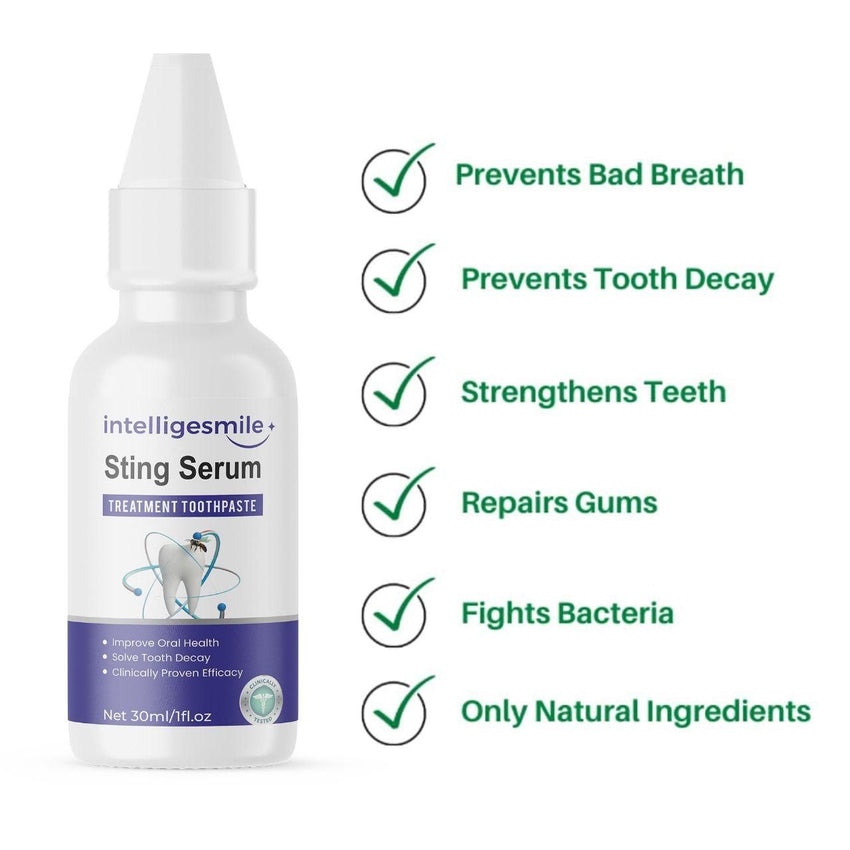 Intelligesmile Sting Serum Treatment Toothpaste 30ml Pack of 1 - Faydekasauda