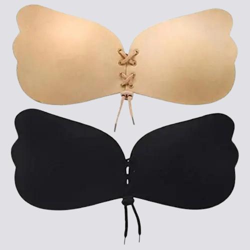 Silicone Butterfly Stick-on Bra (Pack of 2) - Faydekasauda