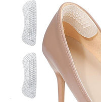 Silicone Heel Liner Grip Cushions Insoles- 2 Pair - Faydekasauda