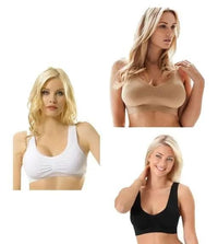 Womens Multicolor Air Bra (Pack of 3) - Faydekasauda