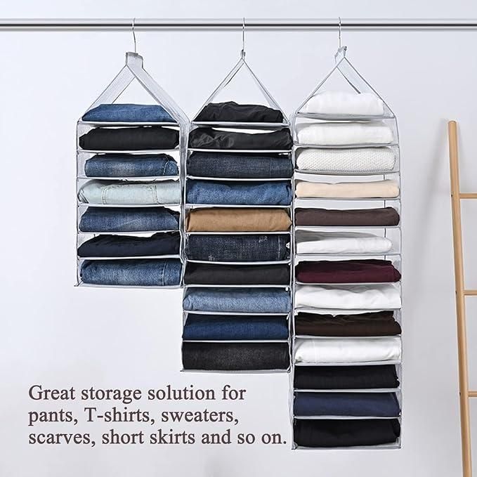 Hanging Closet Foldable Organizer 6 Slots - Faydekasauda