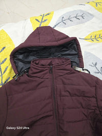 Winter jacket with Cap (Red) - Faydekasauda
