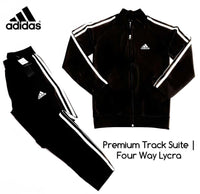 Men's Side Stripe 4 Way Polyester Track Suit - Faydekasauda