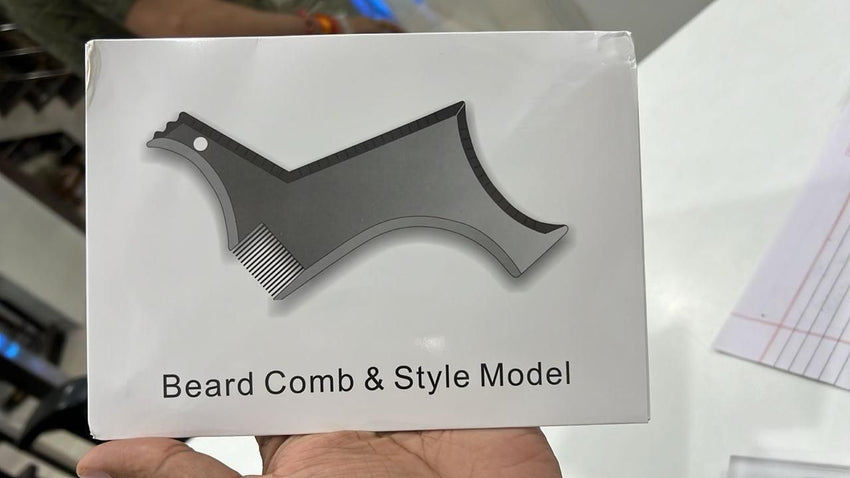 Beard Shaper Tool With Comb For Men - Faydekasauda