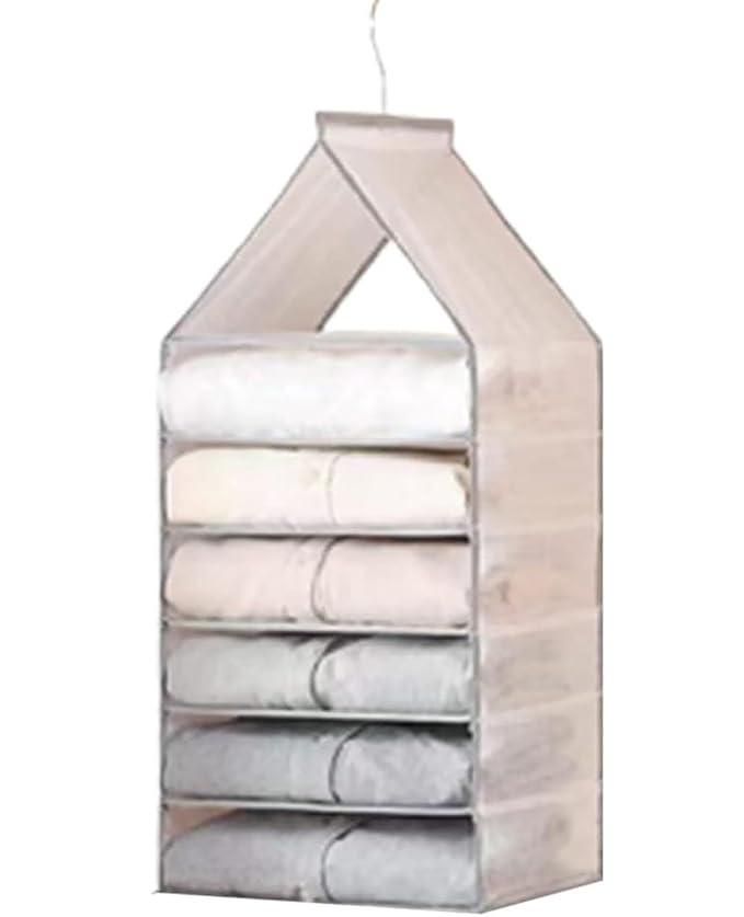 Hanging Closet Foldable Organizer 6 Slots - Faydekasauda
