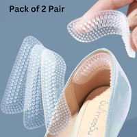 Silicone Heel Liner Grip Cushions Insoles- 2 Pair - Faydekasauda