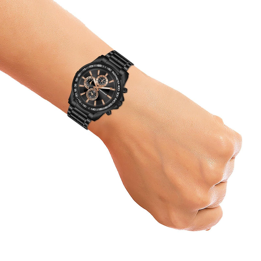 Stainless Steel Analog Watch For Men - Faydekasauda