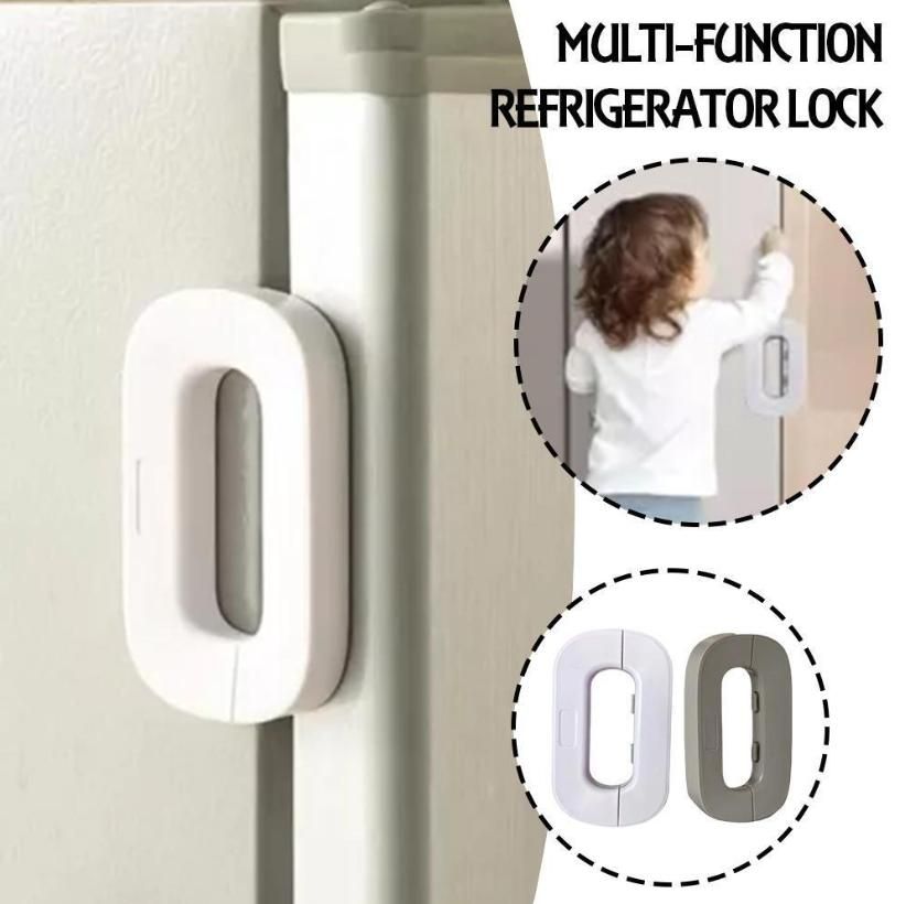 Refrigerator Lock l Cabinet Locks with Strong Adhesive - Faydekasauda