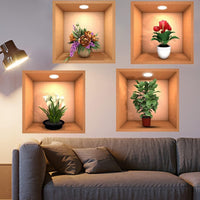Removable Wall Decor Stickers (Set of 4) - Faydekasauda