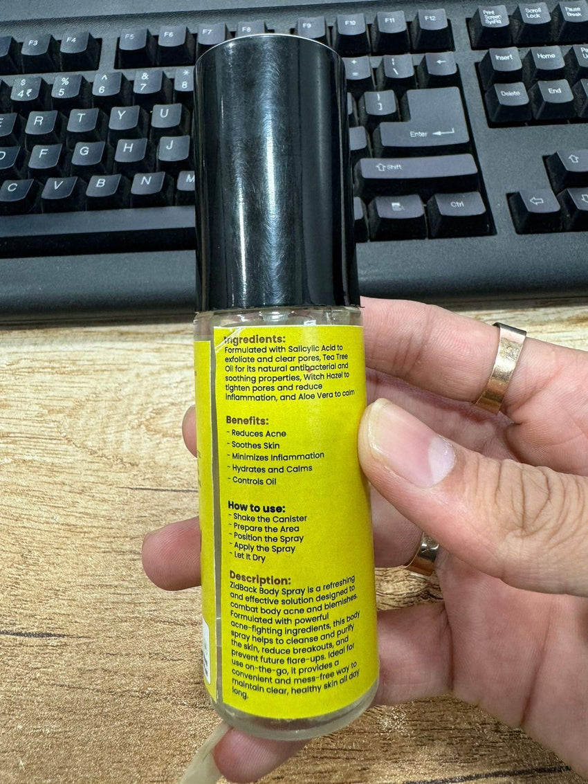 Afnemy Zidback Body Spray 100ML (Pack of 2) - Faydekasauda