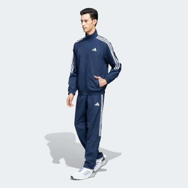 Men's Side Stripe 4 Way Polyester Track Suit - Faydekasauda