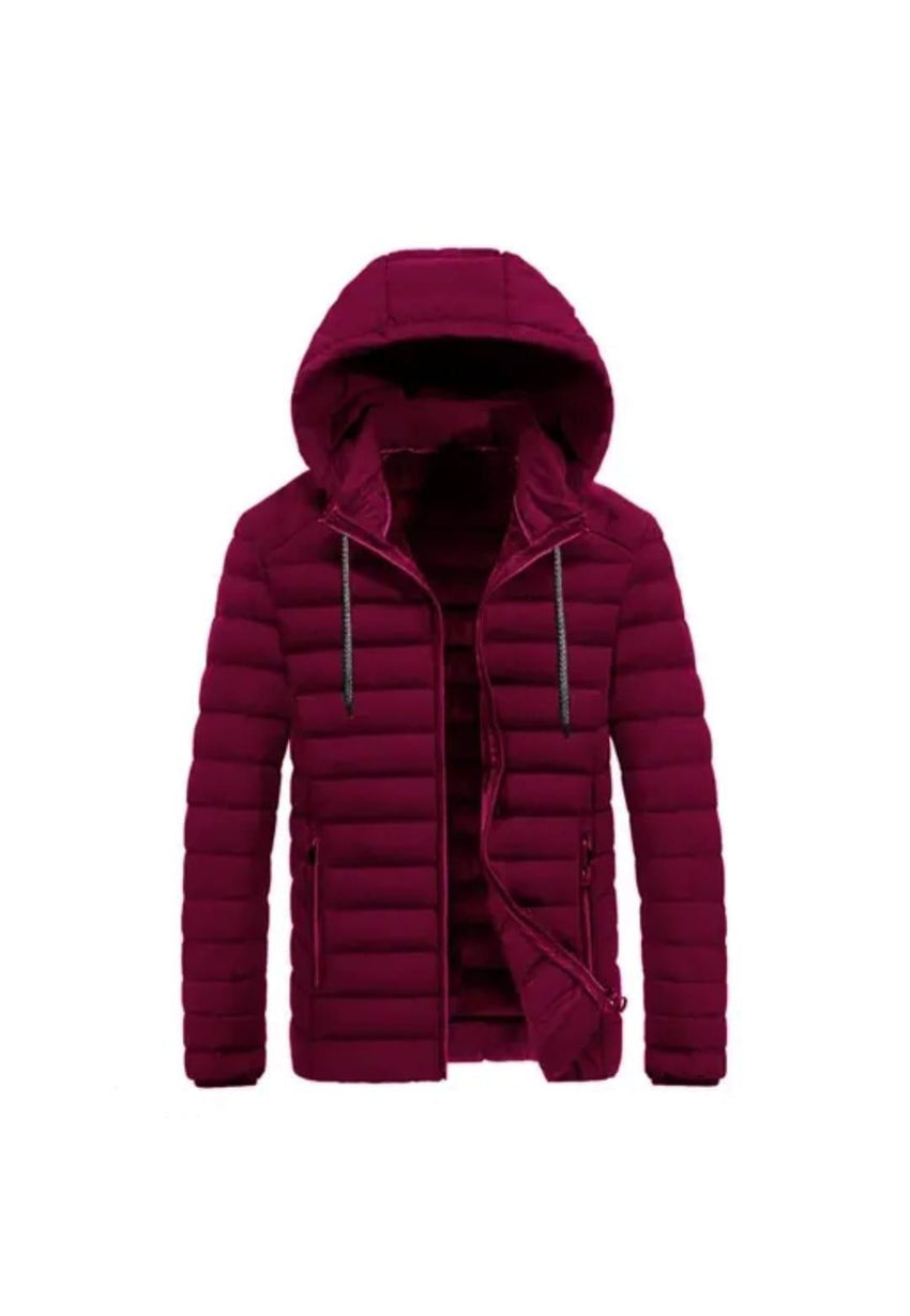 Winter jacket with Cap (Red) - Faydekasauda