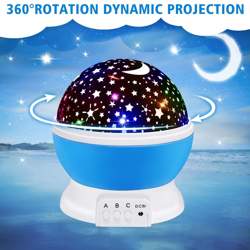 Star Master Dream Color Changing Rotating Projection Lamp - Faydekasauda
