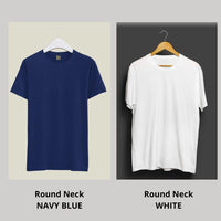 Cotton Printed Half Sleeves Round Neck T-Shirt ( Pack Of 2 ) - Faydekasauda