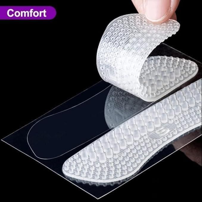 Silicone Heel Liner Grip Cushions Insoles- 2 Pair - Faydekasauda