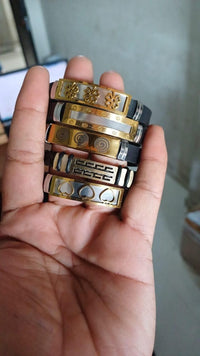 Fashionable Men's Silicone Wristband (Random design) - Faydekasauda