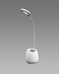 LED Study/Table/Desk Rechargeable Lamp with Pen Holder (Multicolor) 1 Piece - Faydekasauda