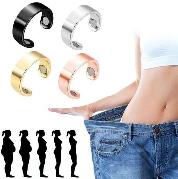Lymphatic Drainage Therapeutic Magnetic Ring for Men and Women ( Black ) - Faydekasauda