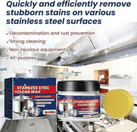 Stainless Steel Cleaning Wax- 100g - Faydekasauda