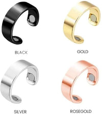 Lymphatic Drainage Therapeutic Magnetic Ring for Men and Women ( Black ) - Faydekasauda