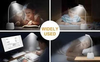 LED Study/Table/Desk Rechargeable Lamp with Pen Holder (Multicolor) 1 Piece - Faydekasauda