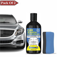 Car Body Scratch Remover and Repair Polishing Cream Kit with Sponge 200ML(Pack Of 2) - Faydekasauda