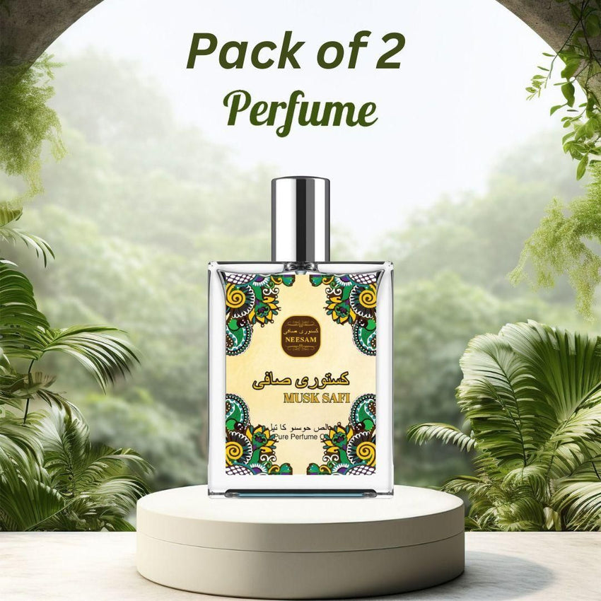 Musk Safi Pure Perfume Oil 50ML (Pack of 2) - Faydekasauda