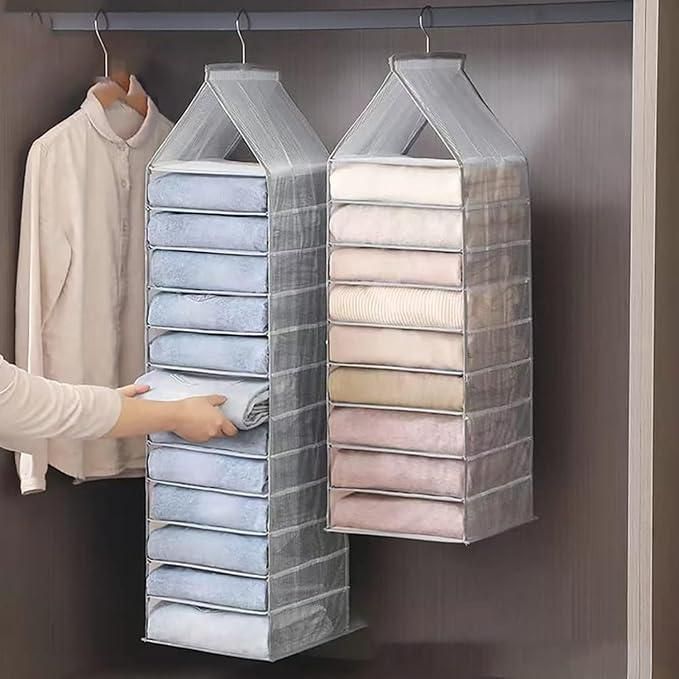 Hanging Closet Foldable Organizer 6 Slots - Faydekasauda