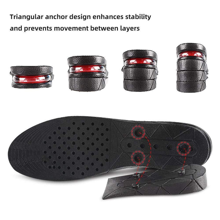 Height Enhancing Insole 4-Layer Adjustable Shoe - Faydekasauda