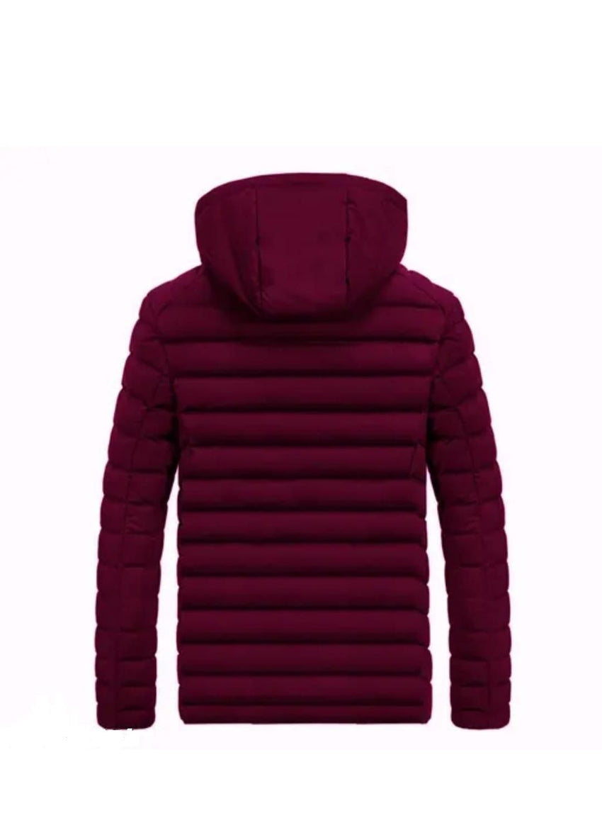 Winter jacket with Cap (Red) - Faydekasauda