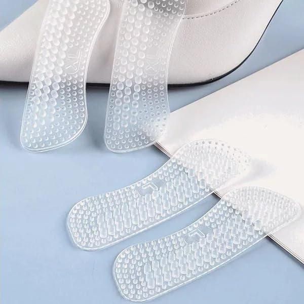 Silicone Heel Liner Grip Cushions Insoles- 2 Pair - Faydekasauda