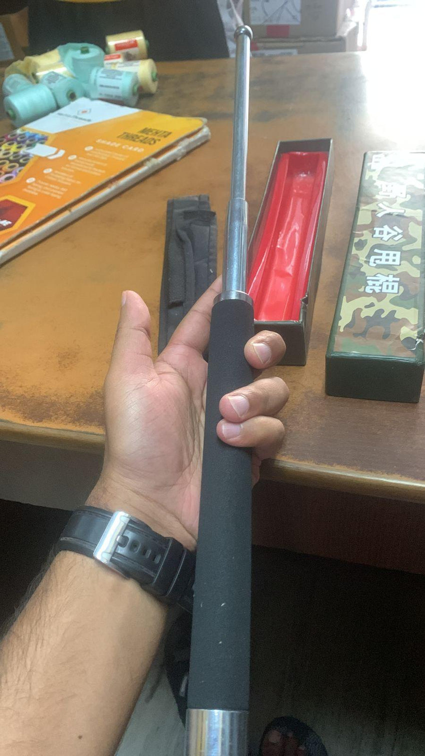 Vishou Self Defence Tactical Rod (Heavy Metal and Extendable) - Faydekasauda