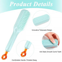Self-cleaning Anti-static Massage Comb for Adults and Kids- Pack of 1 - Faydekasauda