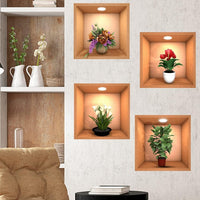 Removable Wall Decor Stickers (Set of 4) - Faydekasauda