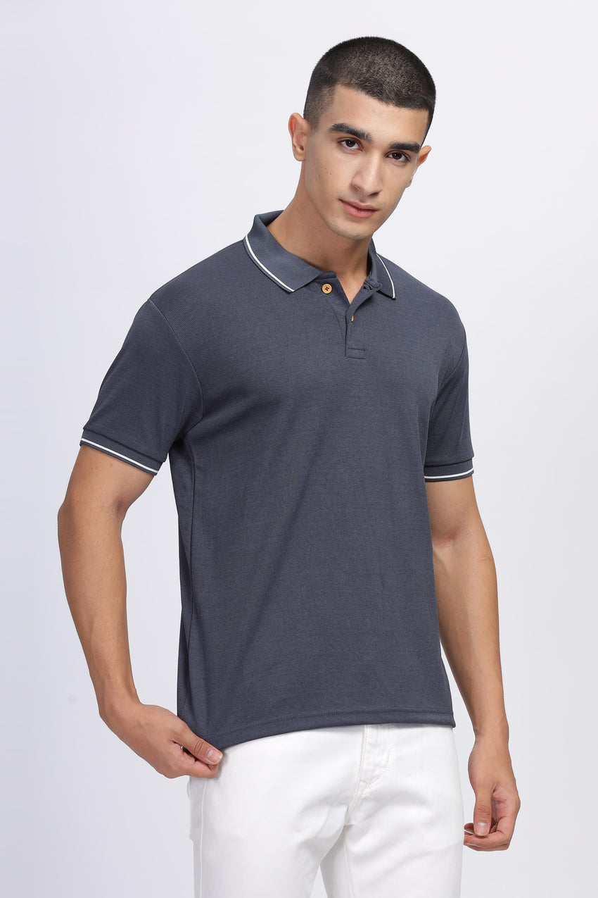 Men's Solid Half Sleeves Polo Neck T-Shirt (Pack of 4) - Faydekasauda