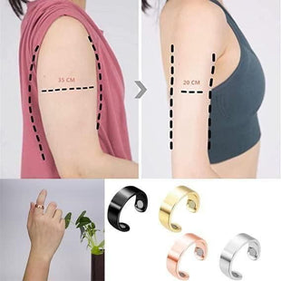 Lymphatic Drainage Therapeutic Magnetic Ring for Men and Women ( Black ) - Faydekasauda