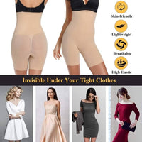 4-in-1 Shaper - Quick Slim Shape Wear Tummy, Back, Thighs, Hips - Black/Efffective Seamless Tummy Tucker - Faydekasauda