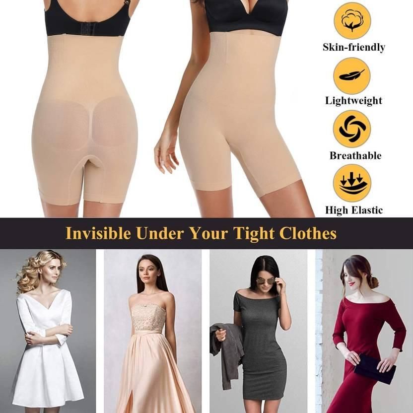 4-in-1 Shaper - Quick Slim Shape Wear Tummy, Back, Thighs, Hips - Black/Efffective Seamless Tummy Tucker - Faydekasauda