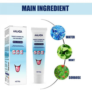 AALHDA Tongue Cleansing Gel Pack of 1 - Faydekasauda
