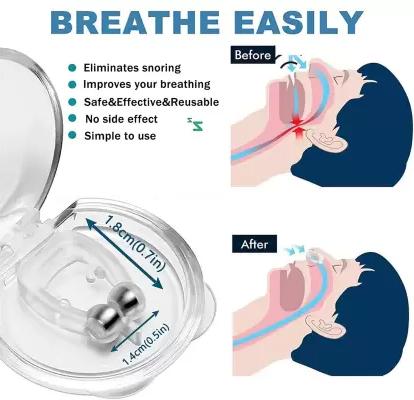 Anti Snoring Nose Clip Device for Men Women Nasal Strips Stops Snoring Stopper Anti-snoring Device  (Nose Clip) - Faydekasauda