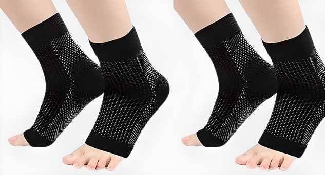 BD Swelling Arch Heel Socks yoga sport protect socks Pack of 2 Pair - Faydekasauda