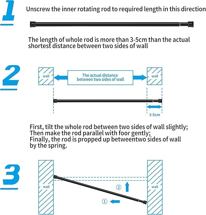 Drill-Free Multifunctional Adjustable Rod - Faydekasauda